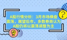 券商：A股处于重要过渡阶段短期从低估值“淘金”