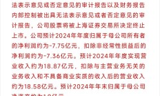 多期财报虚假记载 ST恒久及实控人等拟被罚